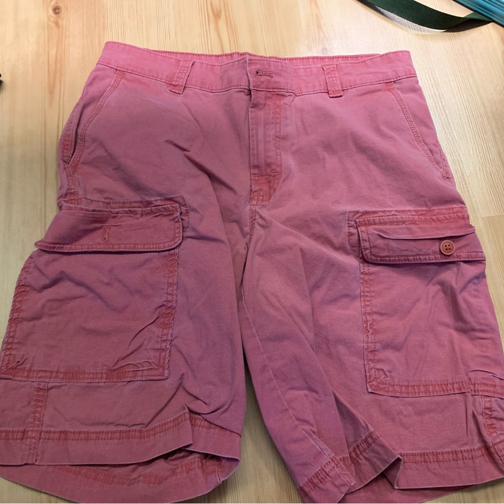 salmon mens 30 cargo shorts